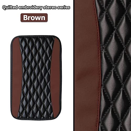 Car Center Console Pad (Brown)