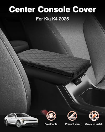Custom for 2026 2025 Kia K4 Center Console Cover (Size for Kia K4 2025-2026)