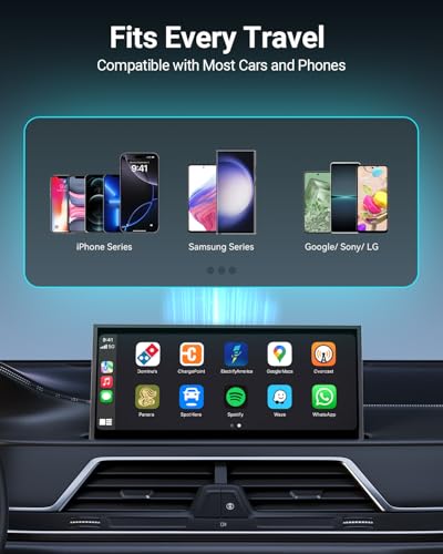 Mini Wireless CarPlay Adapter for Carplay and Android Auto 2 (Gray)
