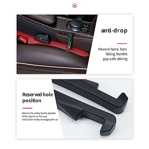 2PCS Car Seat Gap Filler (Black)