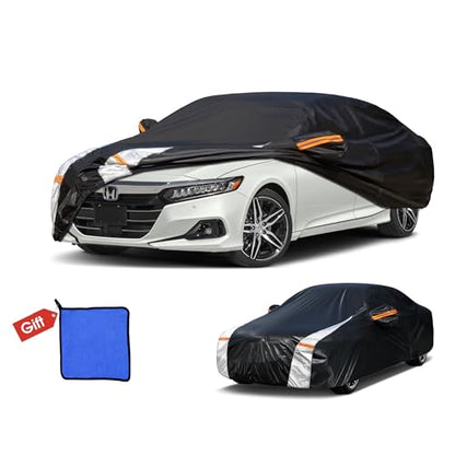 Honda Accord Car Cover 100% Waterproof All Weather (Custom fit Honda Accord / Sedan car cover)
