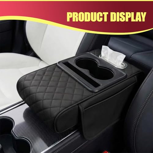 Car Center Console Cover (Black)