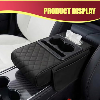 Car Center Console Cover (Black)