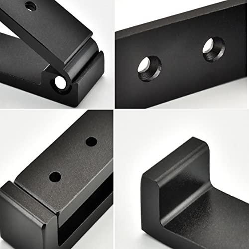 Folding Wall Hook 2PCS Folding Coat Hooks for Hanging Heavy Duty Coat & Bag & Backpack & Hat & Headphone Foldable Coat Hooks Wall Mounted Saves Space (Black-2 Pack)