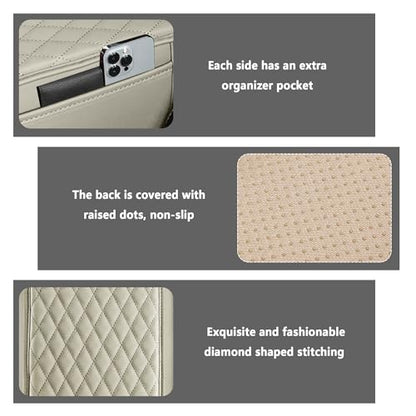 Upgraded Car Center Console Cover (Light Beige)