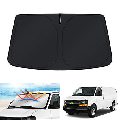 Windshield Sun Shade for 1996 (For | Chevrolet Express 1996-present)