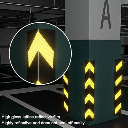 Parking Garage Wall Protector Corner Guard (1pcs-100cm / Yellow)