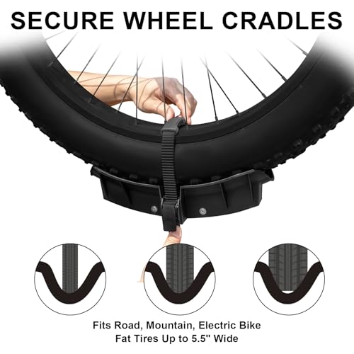 2 E Bike Rack Hitch Mounted (2 Bike Rack Upgrate with Lock)