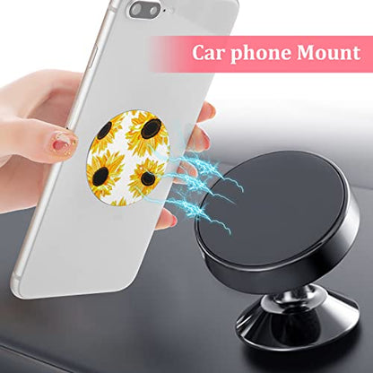 8 Pcs Cute Magnet for Phone Case Car Mount Sticker (Floral Style)