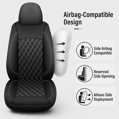 Car Seat Cover (N3 Black / Full Set)