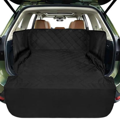 SUV Cargo Liner for Dogs (Black / Large Extended (With Flaps) 93")