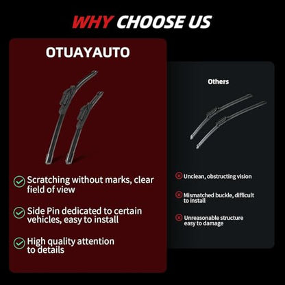 Windshield Wiper Blades (26"+19"+13")