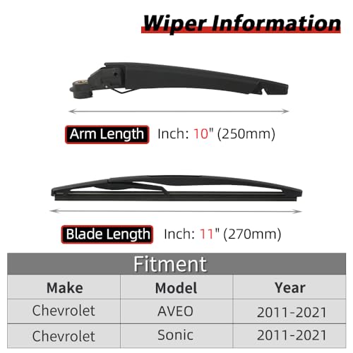 Replacement for Chevrolet Sonic AVEO 2011 (10"+11" Chevy Sonic AVEO 2011-2021)