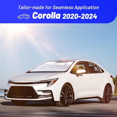 Windshield Sun Shade Umbrella for Toyota Corolla 2020 (Fit for Toyota Corolla 2020-2024)