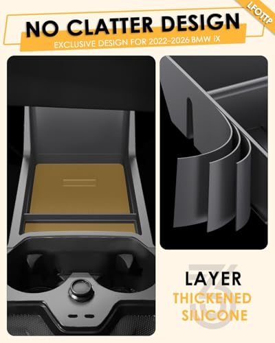 For BMW iX Lower Console Tray (Lower Center Console)