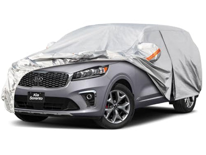 6 Layers Waterproof SUV Car Cover for Kia Sorento 2012 (LM-Silver / 52. Custom Fit Kia Sorento)