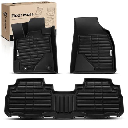 Automotive Floor Mats for Toyota Highlander 2008 (Set of 3)