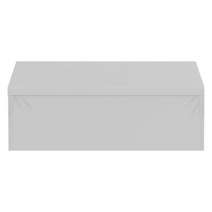 Carport Replacement Canopy Cover Top + Side Wall 10 x 20 ft (Gray / 10x20ft)