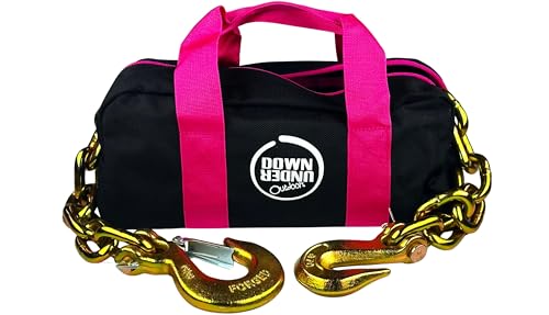 Heavy Duty 3 8”x 10ft Grade 70 Recovery Log Chain (10 ft of 3/8")