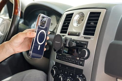 Car CD Slot Magnetic Phone Mount Holder for MagSafe iPhones (Car CD Slot or Vent)