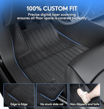 2025 New Version Floor Mats for Tesla Model 3 Highland (3 PCS for Model 3 2024-2025)
