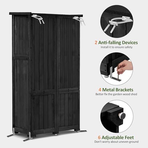 Outdoor Storage Cabinet (Black)