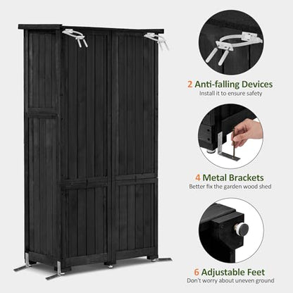 Outdoor Storage Cabinet (Black)