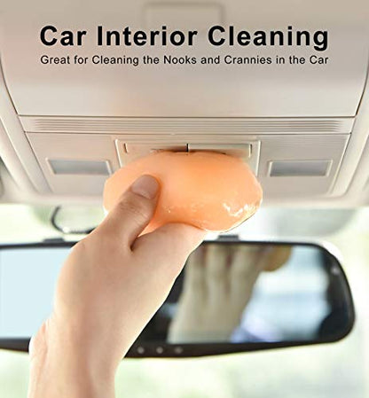 Cleaning Gel for Car Detail Putty Car Vent Cleaner Upgrade Orange (Orange 1Boxed)