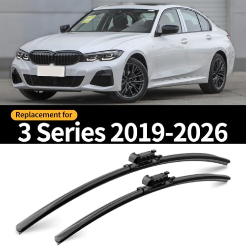 Front Windshield Wipers BMW 3 Series 330i 330e M340i 2019 (For BMW 3 Series / 2019-2025)