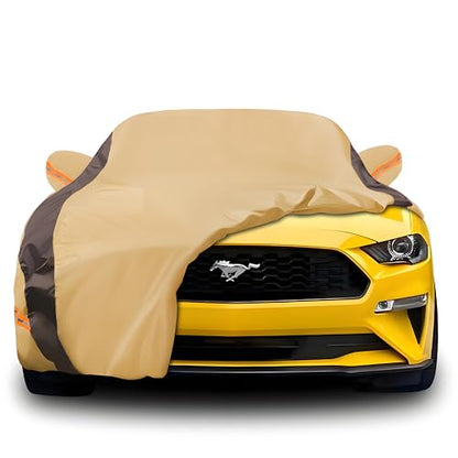 Mustang Car Cover Waterproof All Weather Compatible with Mustang 2007 (A Compatible with Ford Mustang)