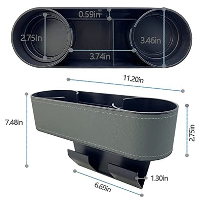 Cup Holder for Car Seat Gap Organizer (grey2)