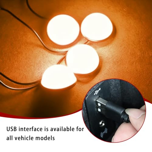 Car Interior LED Lights (Orange)