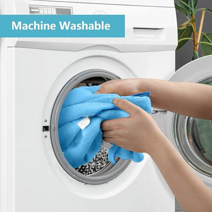 100PK Microfiber Cleaning Cloth (Blue)