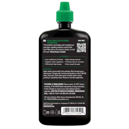 Wet Bike Chain Lubricant 8 fl oz (8 oz)