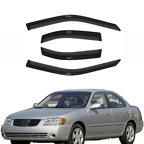 Outside Rain Guards Compatible with Nissan Sentra Sedan 00 (for Sentra Sedan 2000-2006)