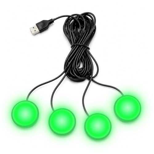 Car Interior LED Lights (Green)