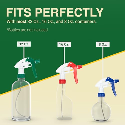 Spray Bottle Nozzle Replacement Tops (3 Pack / Mixed)