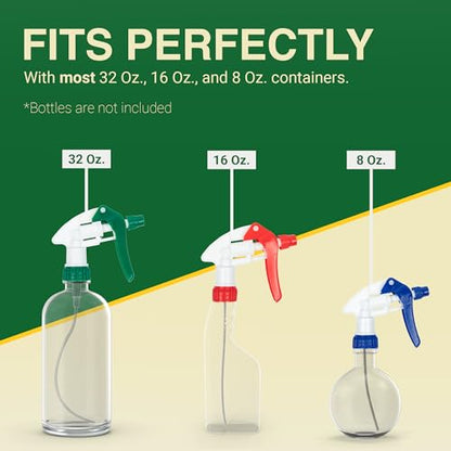 Spray Bottle Nozzle Replacement Tops (3 Pack / Mixed)