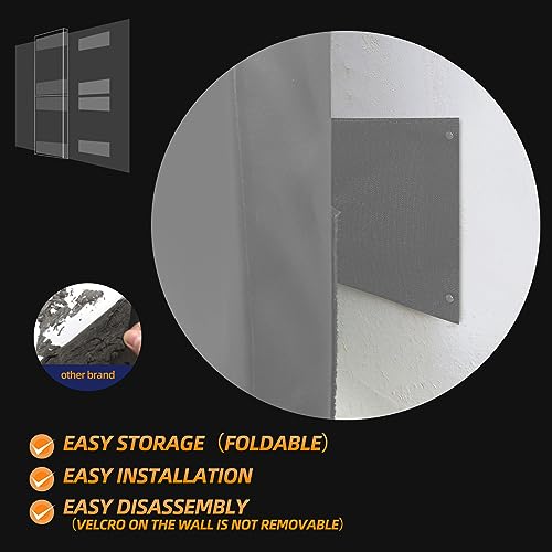 1 Pack Wall Pads (60" x 20" x 2" / 1 PACK / LIGHT GREY)