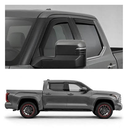 Window Deflectors Smoke Tinted In (For Tundra 22-26)
