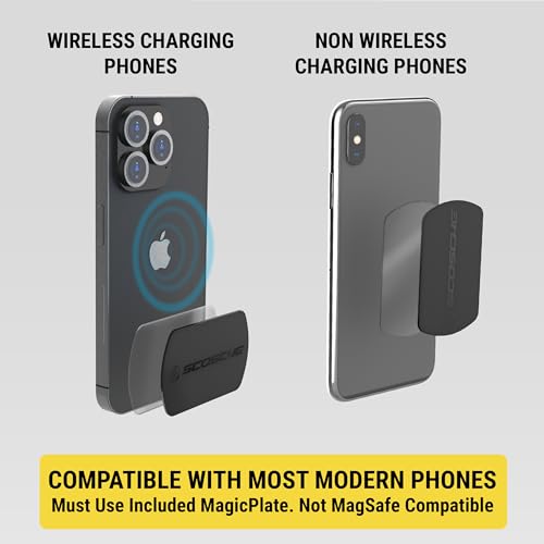 MXWDL Magnetic Cell Phone Holders for Your Car Dash (Extra Strength - Flex Window / Dash / 2 Pack)