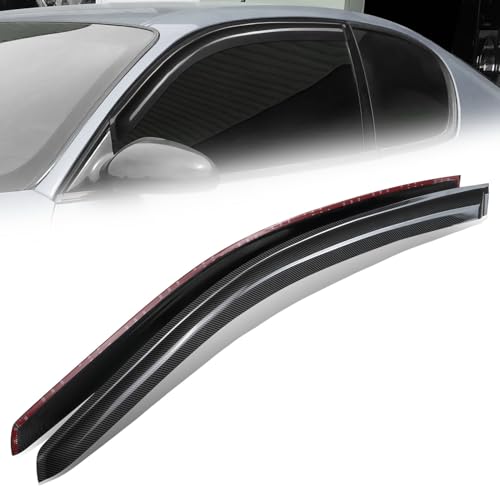 2PCS Tape On Window Visors for 2000 (00-07 Chevy Monte Carlo)