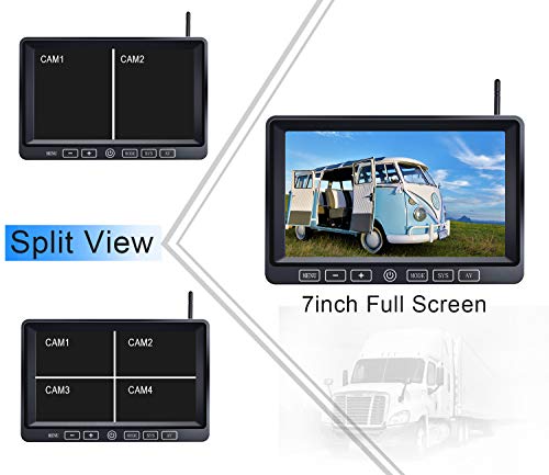 Digital Wireless Backup Camera System Kit
