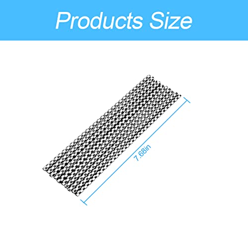 20PCS Bendable Car Air Vent Trim Strips (White/Lattice)