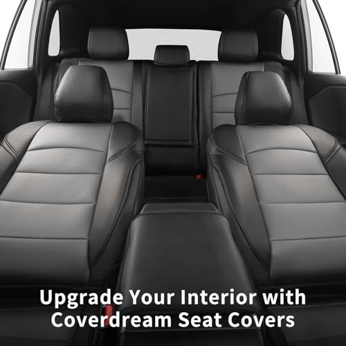 Camry Car Seat Covers Custom for Toyota 2025 2026 Camry (Leatherette(Black/Gray-2) / 2025-2026 Camry Hybrid (XLE/XSE))