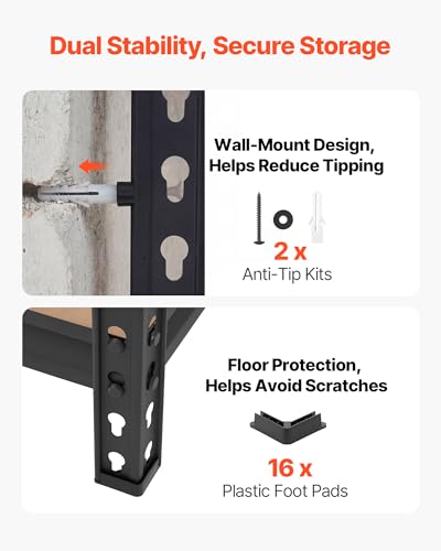 Storage Shelves (12" D x 28" W x 60" H)