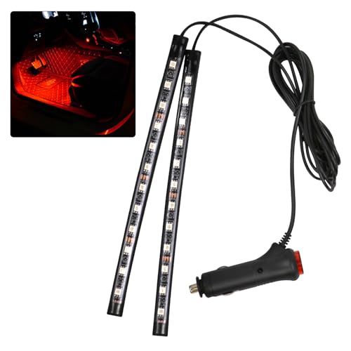 Car LED Strip Light (24 LED,Cigarette Lighter / red)