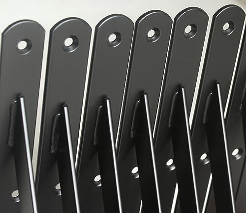 4 Pack L10 x H 8" Black Heavy Duty Shelf Brackets with Screws Metal Shelf Brackets Shelf Support Angle Brackets for Shelves L Brackets Heavy Duty Floating Shelf (4 Pack-Black / 10''x8'')