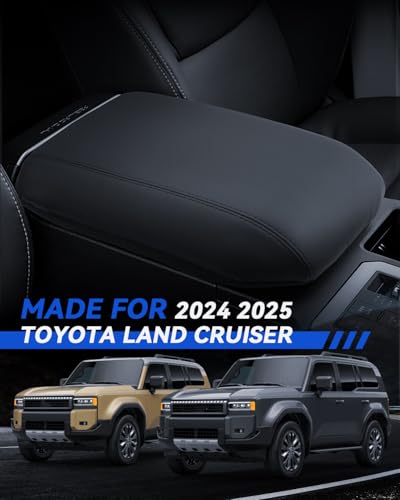 Armrest Cover for Toyota Land Cruiser 2024 2025 Accessories Center Console Middle Lid Pad Protector for Car Elbow Rest (for 2024 2025 Toyota Land Cruiser)