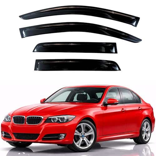 Rain Guards Window Visors for 2005 (2005-2011 BMW 3 Series Sedan)